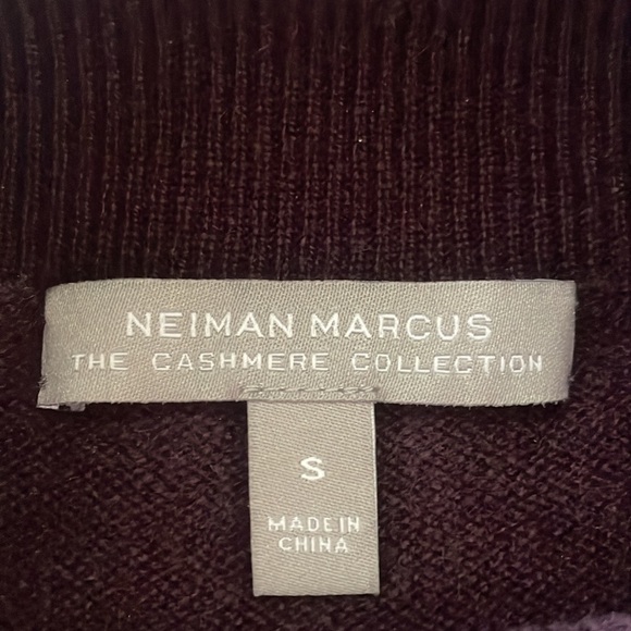 Neiman Marcus Cashmere Collection 100% Cashmere Turtleneck Sweater Dress S Soft - Picture 3 of 13